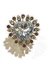 Ring Giorgio Visconti Woman Love in White Gold Acquamarina 7.10 Ct AB 12053 - AB 12053